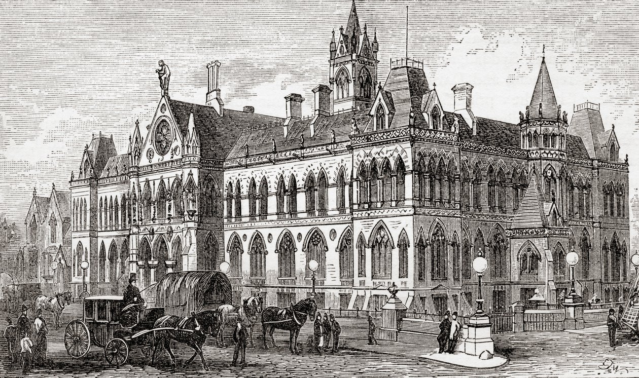 Manchester Ağır Ceza Mahkemeleri, Manchester, İngiltere by . .