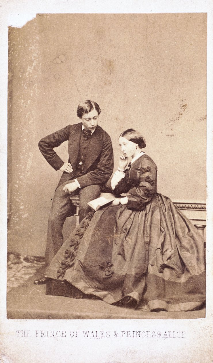 Galler Prensi ve Prenses Alice by Ferdinand Georg Waldmuller