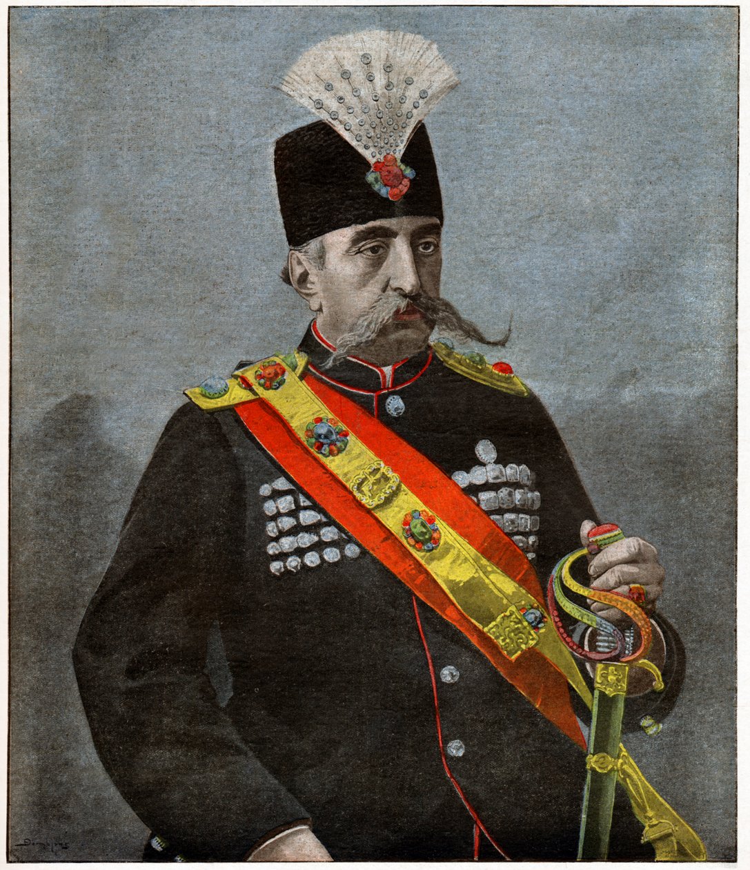 şah muzaffar din by . .