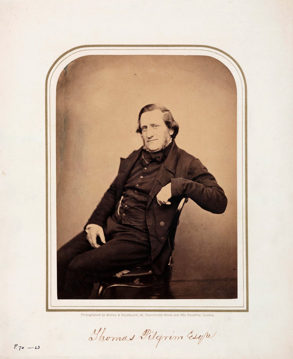 Thomas Pilgrim, 1854-1866 dolayları by Frederick (attr. to) Barnard