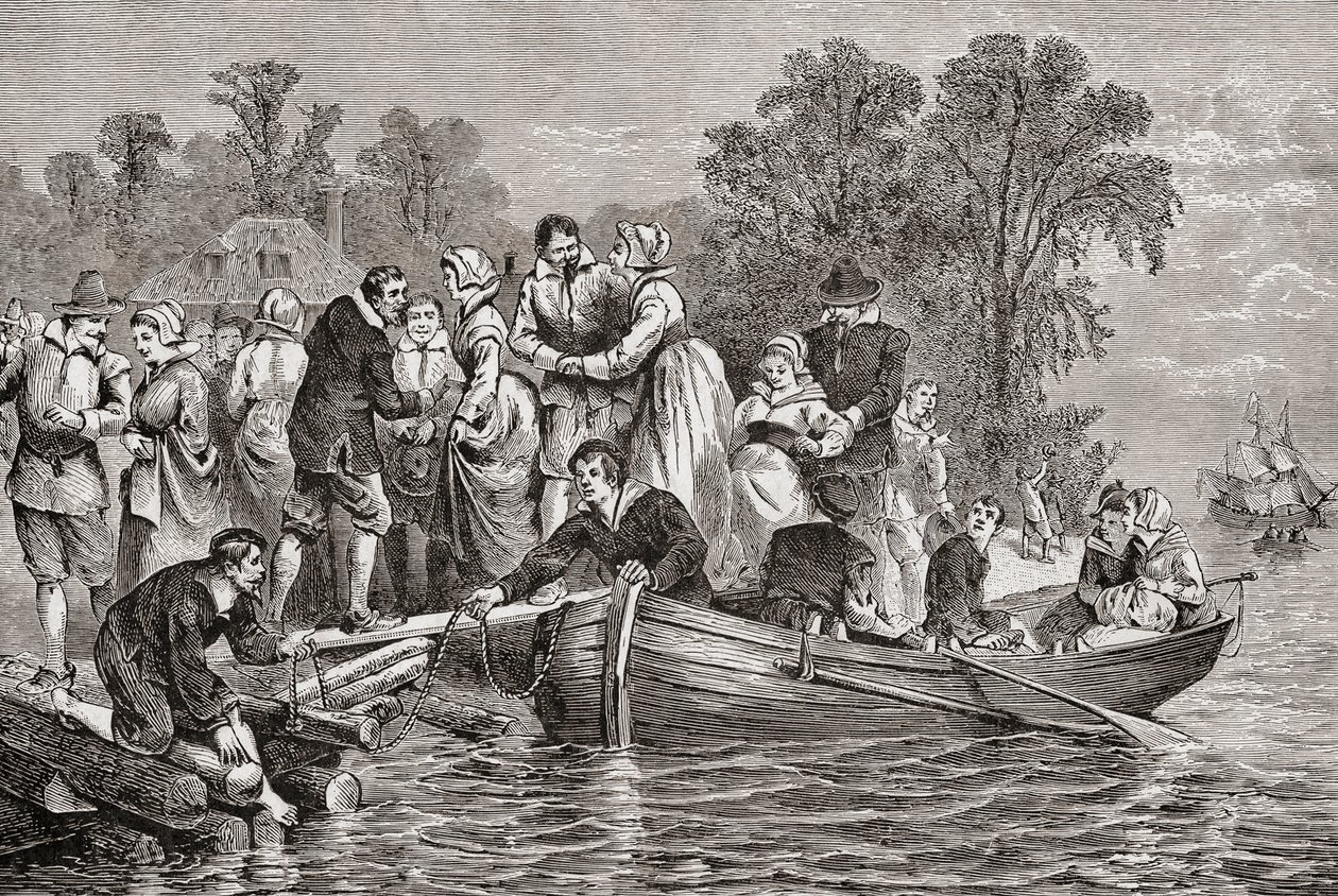Tütün Eşleri veya Tütün Gelinleri Jamestown, Virginia, ABD