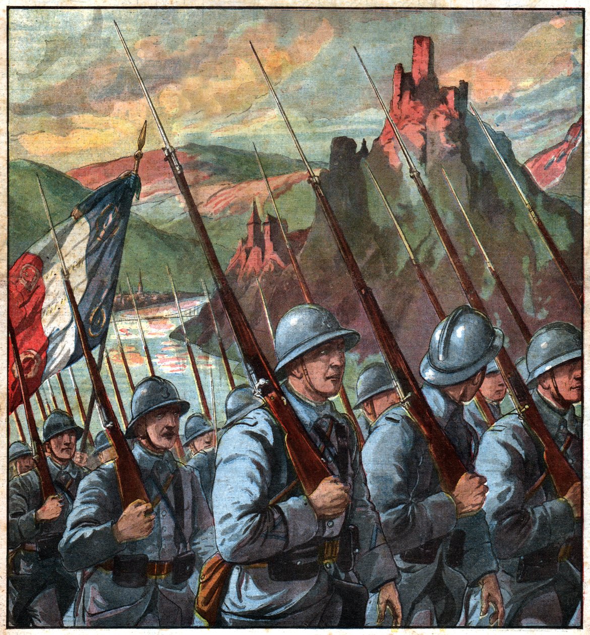 Fransız birlikleri Rheinland