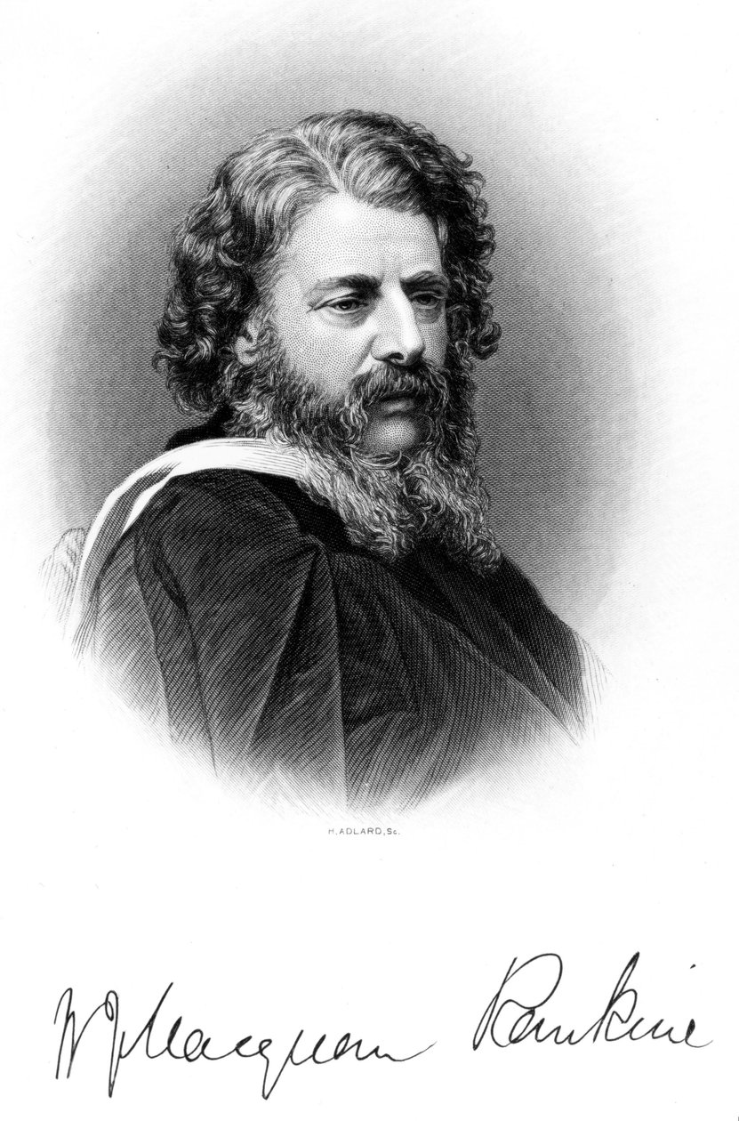 William John MacQuorn Rankine, İskoç inşaat mühendisi, 1860-1869 dolayları by Ferdinand Georg Waldmuller