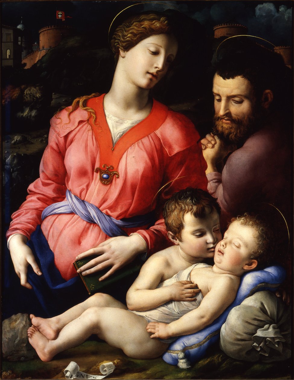 Kutsal aile Panciatichi veya Madonna Panciatichi by Bronzino