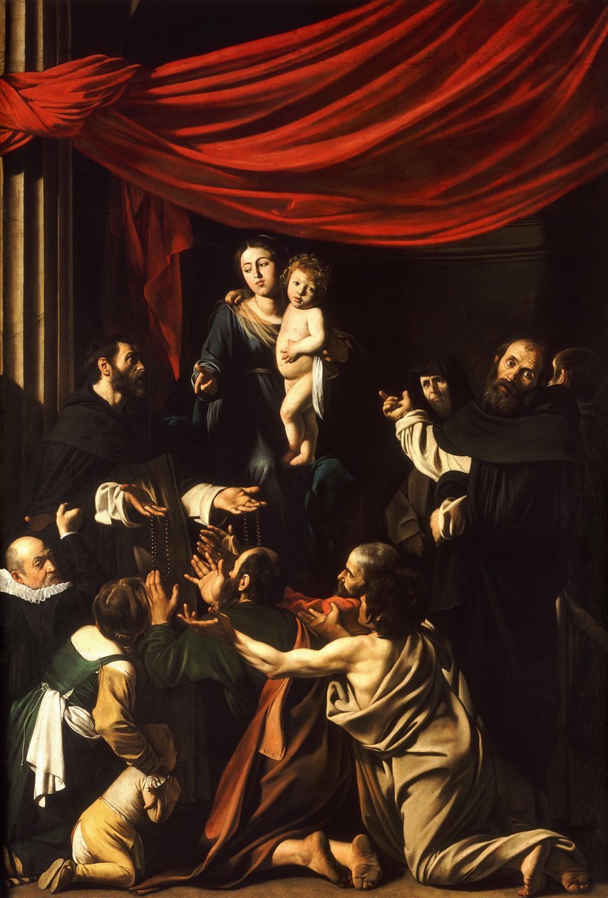 Tesbih Madonna Lehçe: Tesbih Madonna by Michelangelo Merisi da  Caravaggio