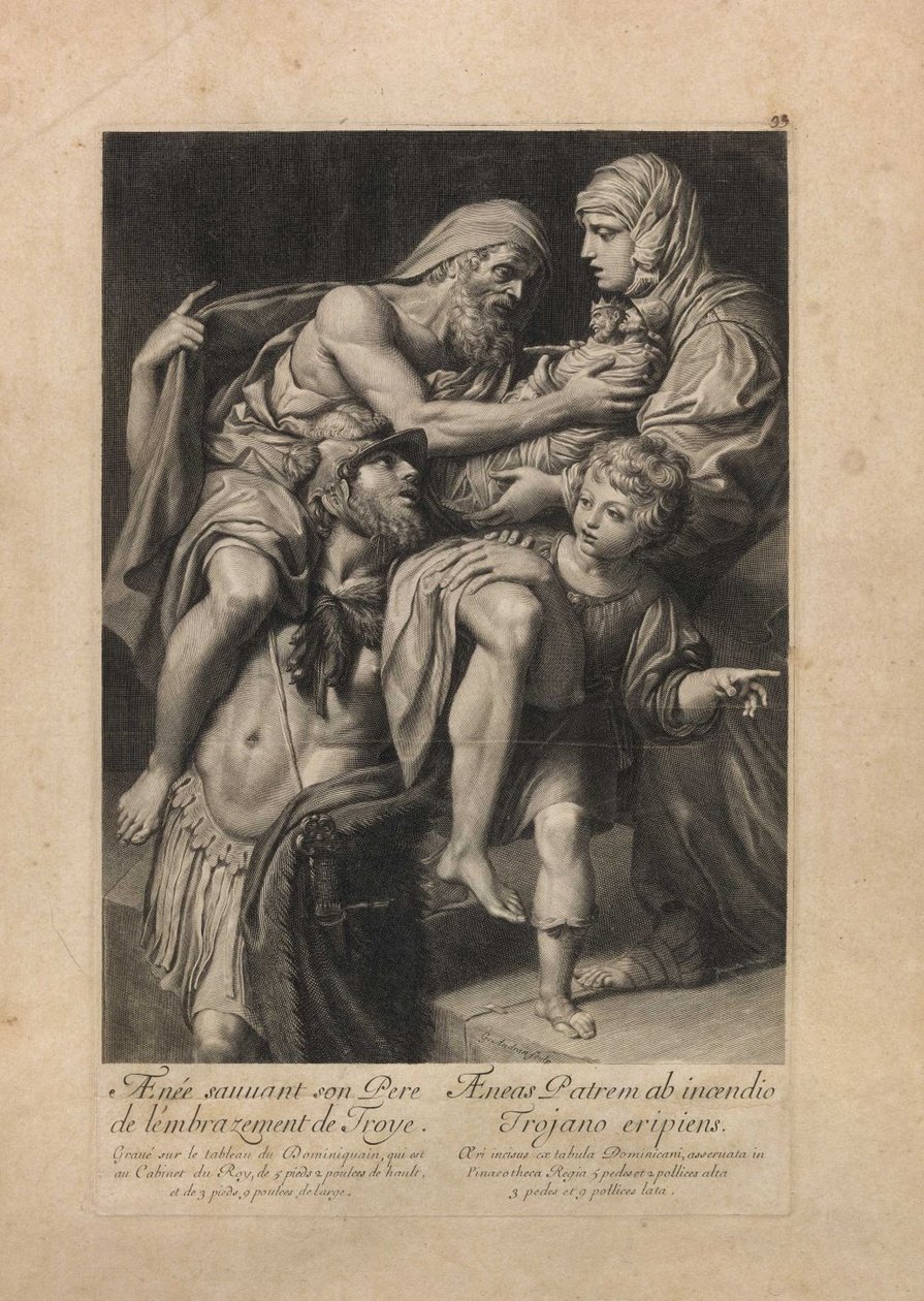Aeneas, babası Anchises