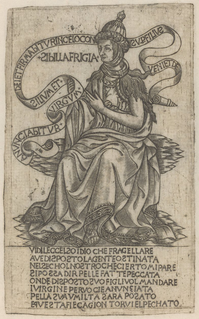 Frig Sibil by after Baccio Baldini