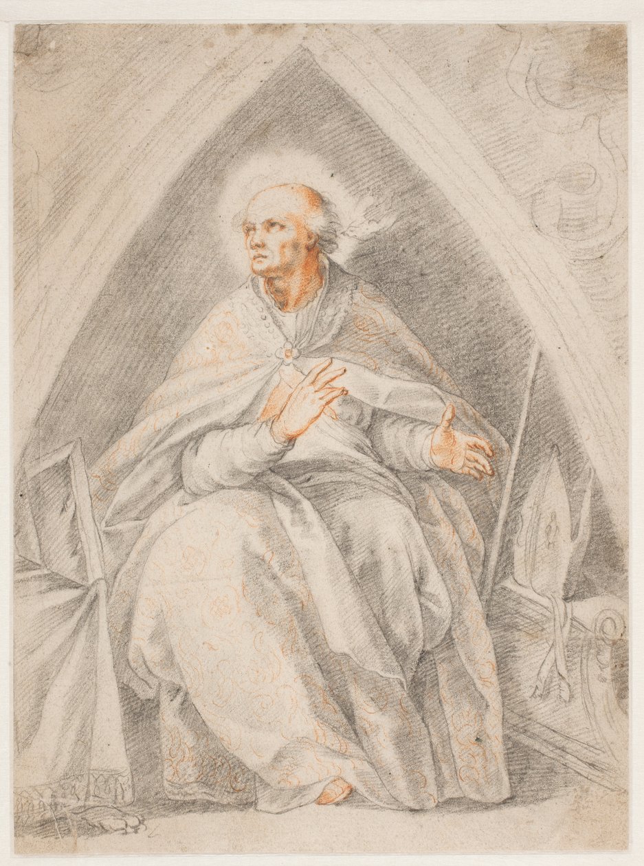 Aziz Gregory oturmuş by after Cavalier d