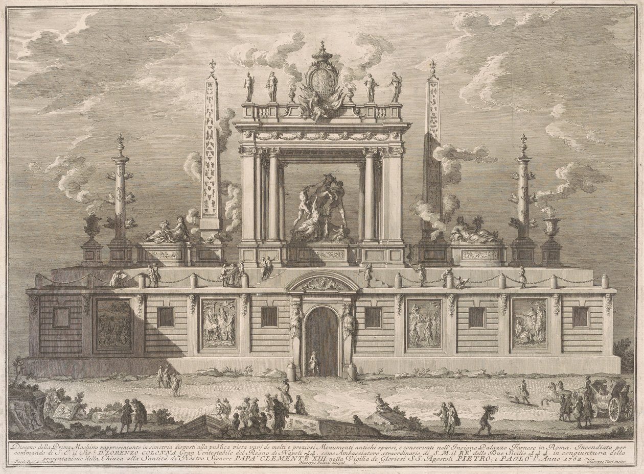 1762 Çini için Prima Macchina: Palazzo Farnese