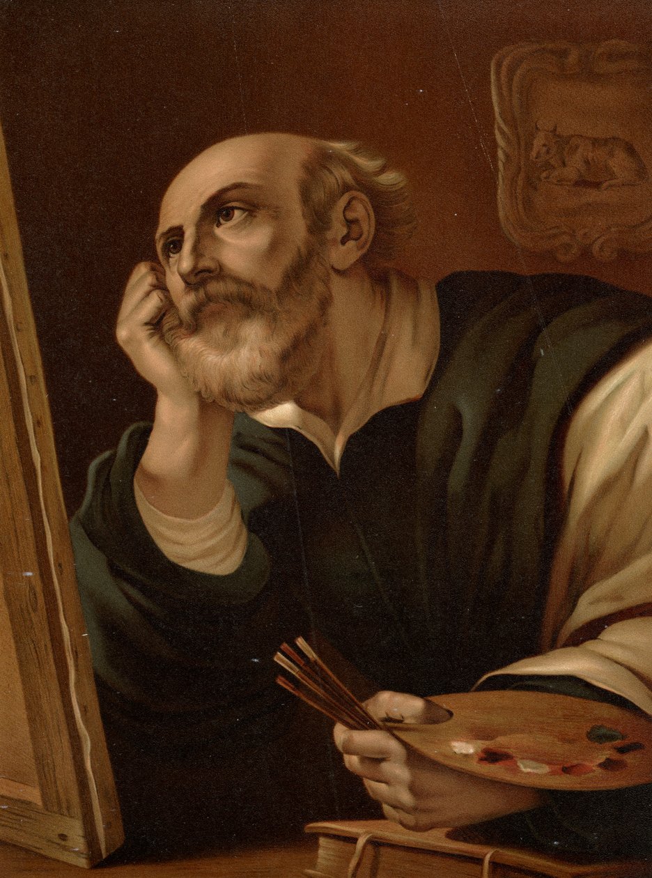 Evangelist Luke by after Guercino