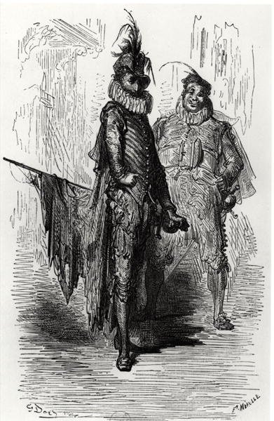 Fortune Louis Meaulle (1844-1901) 1866 tarafından oyulmuş Theophile Gautier (1811-72) tarafından Le Capitaine Fracasse