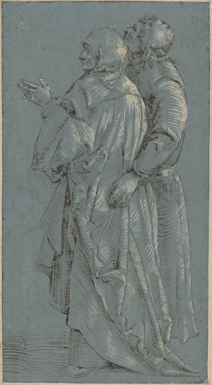 Bakire ve Aziz John by after Hans Baldung Grien