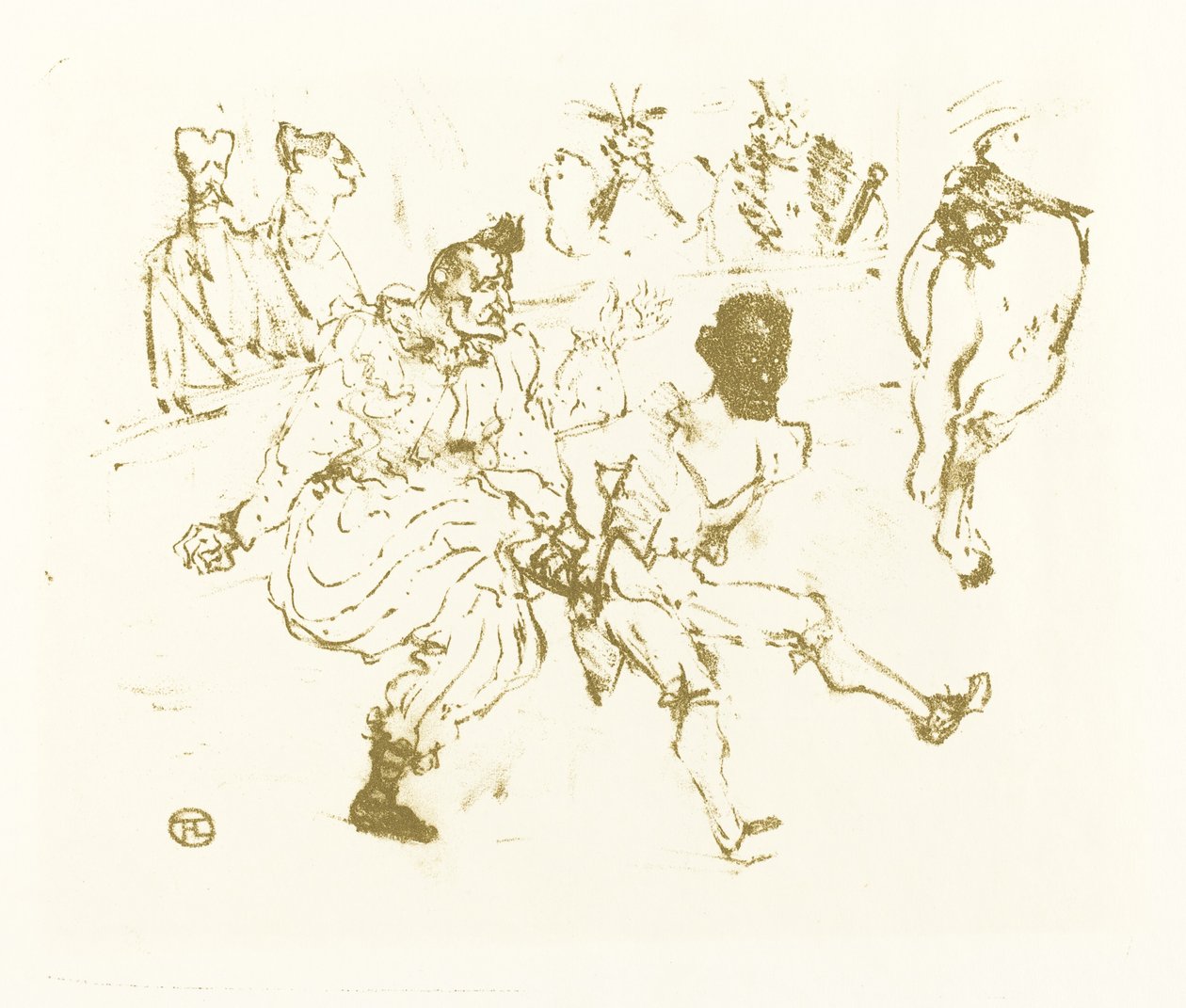 Footit ve Çikolata by after Henri de Toulouse Lautrec