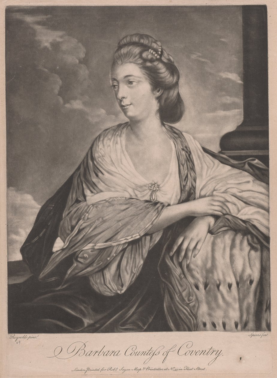 Barbara, Coventry Kontesi by after Henry Spicer