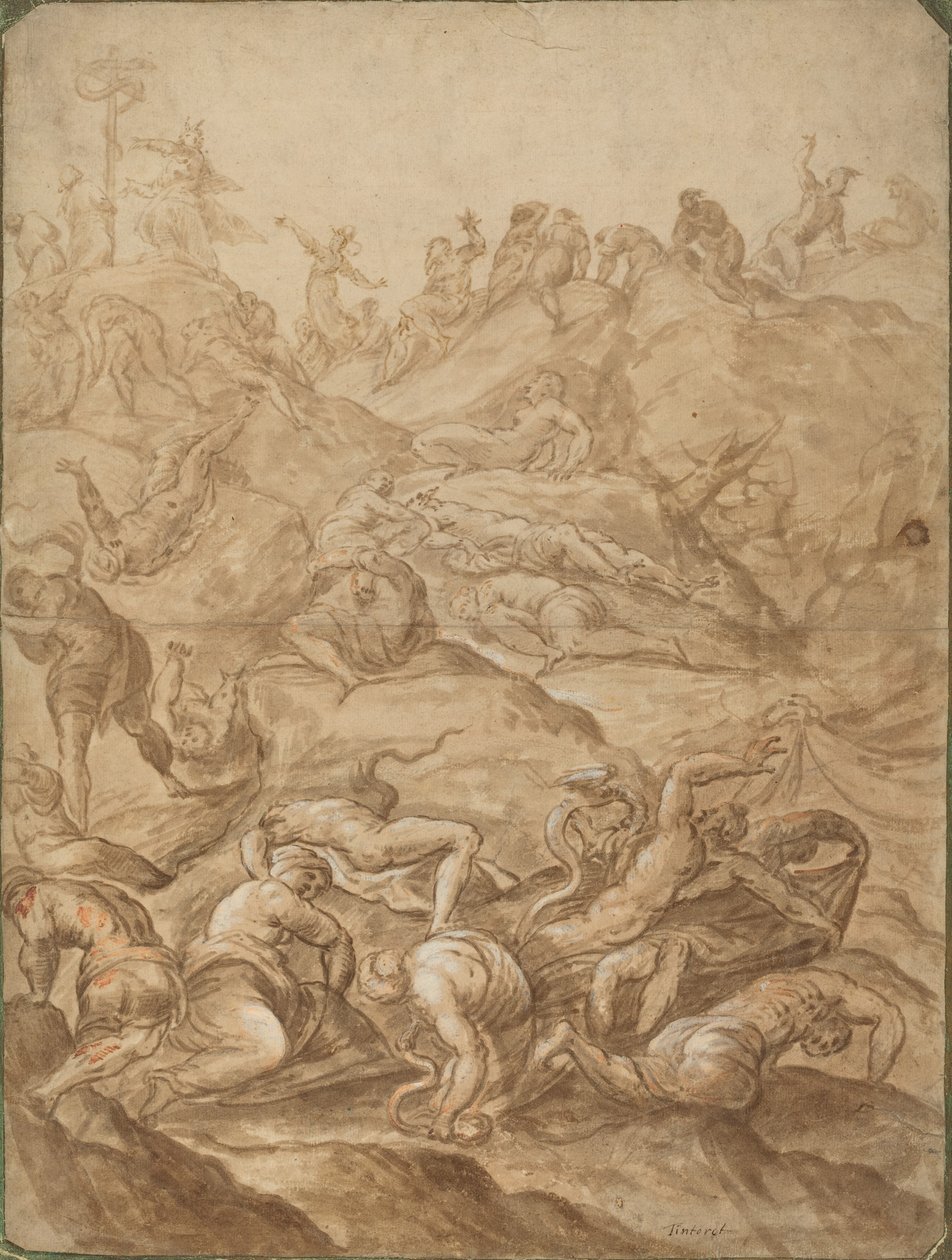 Yüzsüz Yılan by after Jacopo Tintoretto