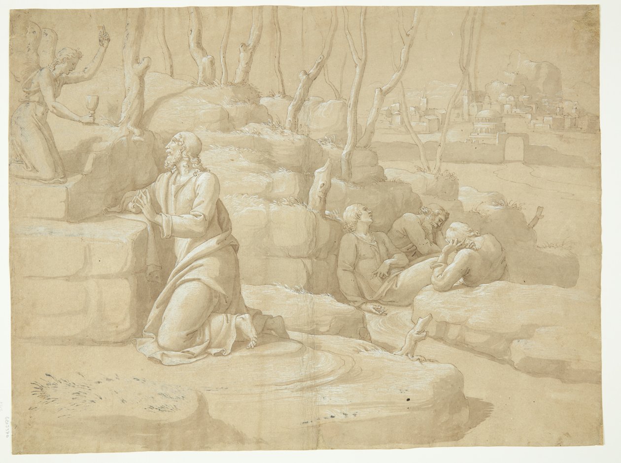 İsa i Gethsemane Var by after Jacopo da Empoli