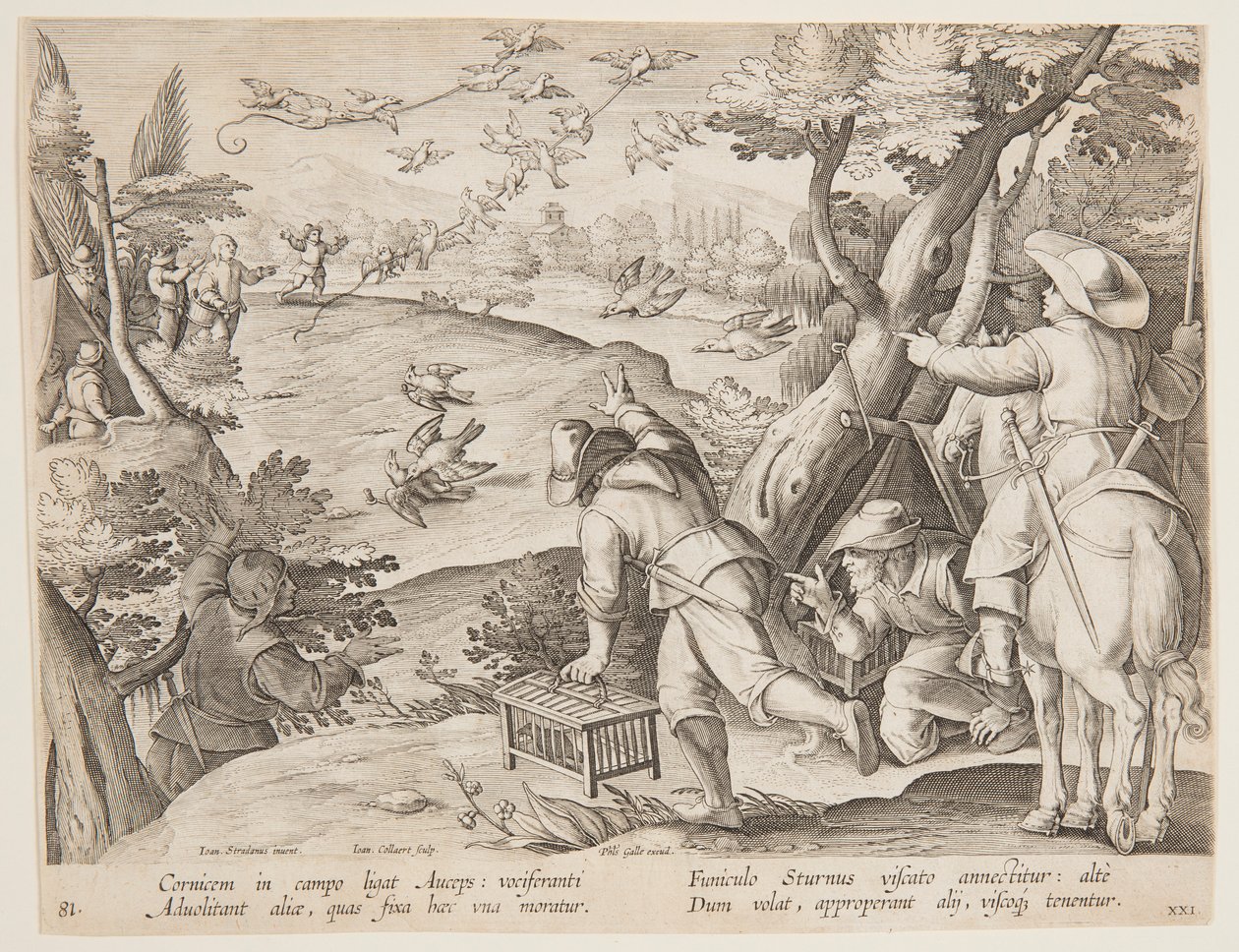 kümes hayvanları by after Jan van der Straet, called Stradanus