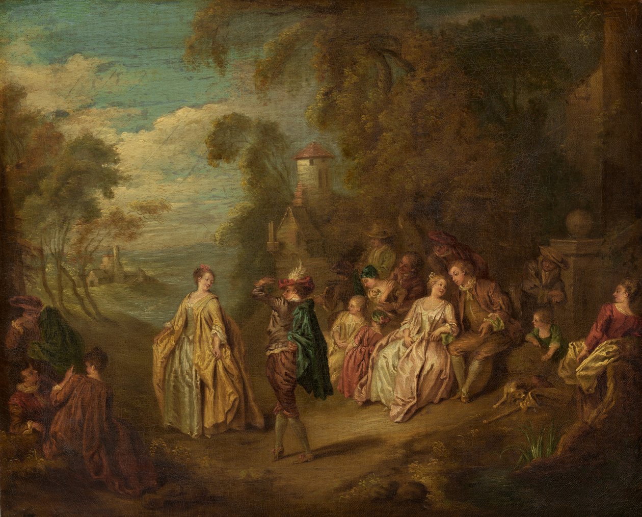 Bahçe partisi by after Jean Baptiste Joseph Pater