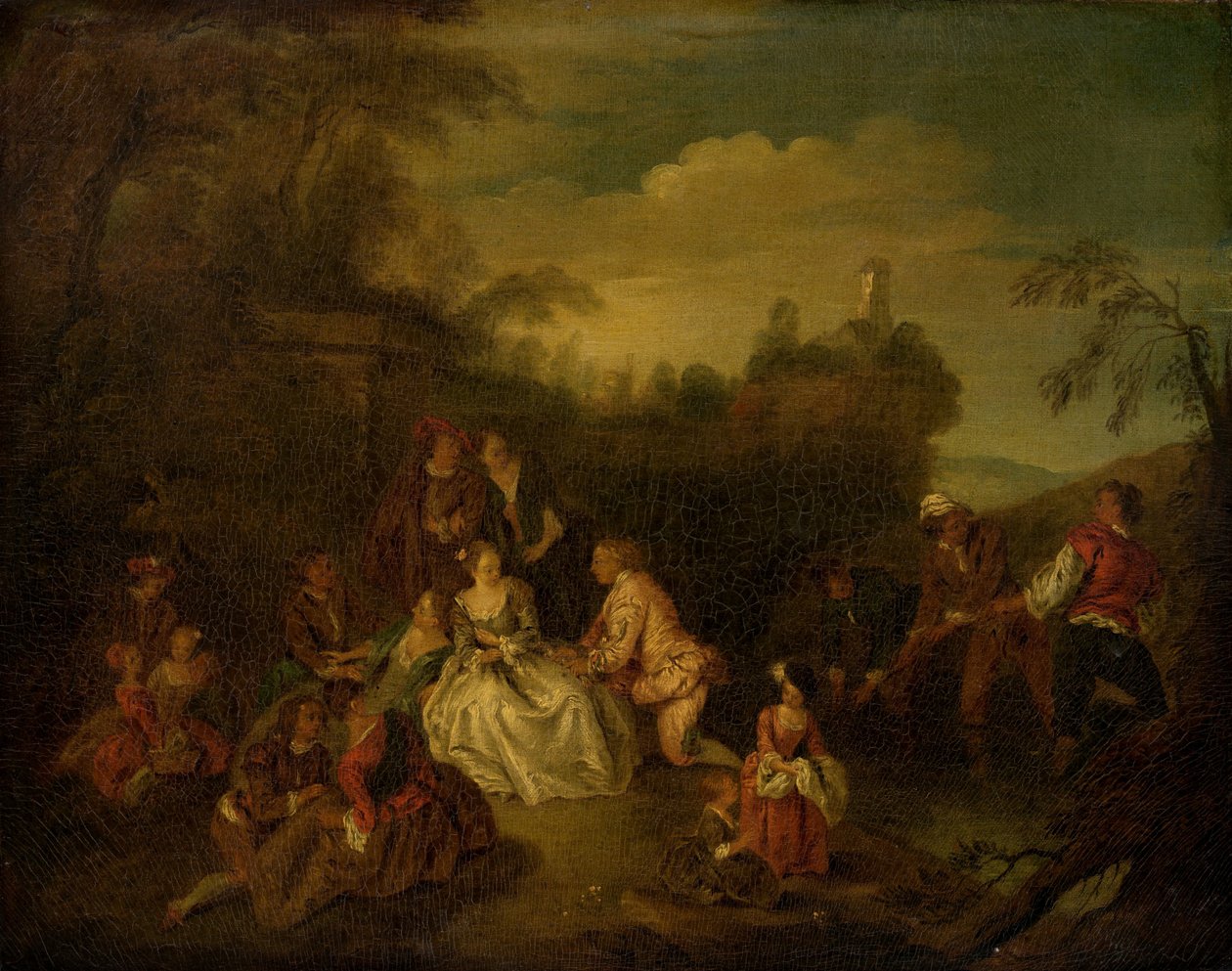 Balıkçıların Hediyesi by after Jean Baptiste Joseph Pater