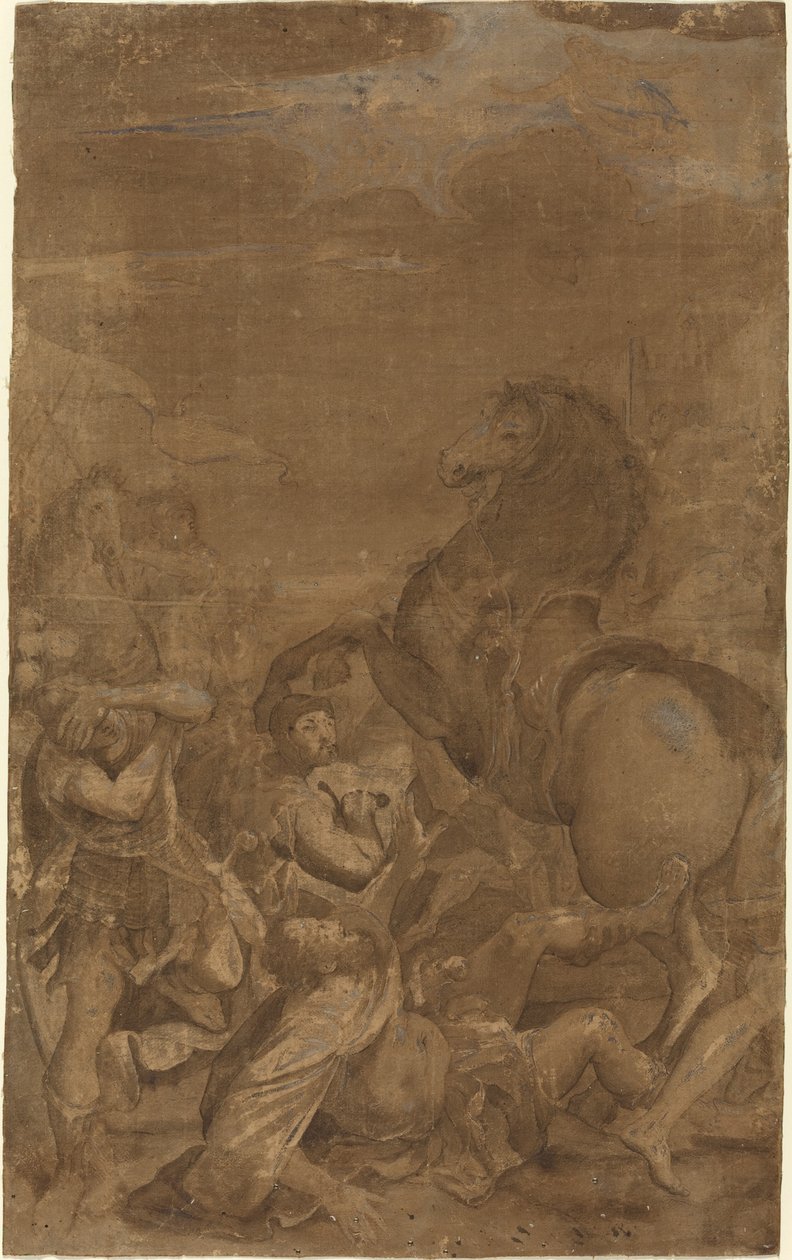 Aziz Paul Dönüşümü by after Lodovico Carracci
