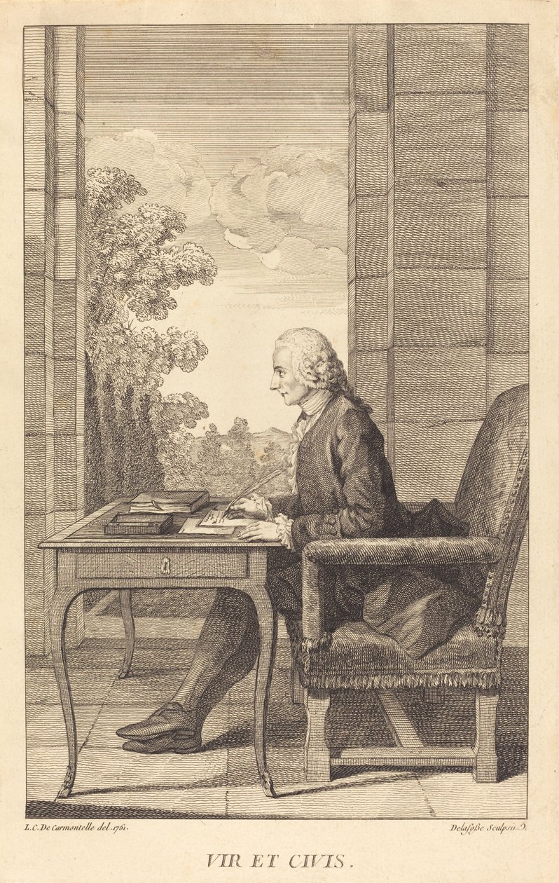 M.Lambert by after Louis de Carrogis Jean Baptiste Delafosse called Carmontelle