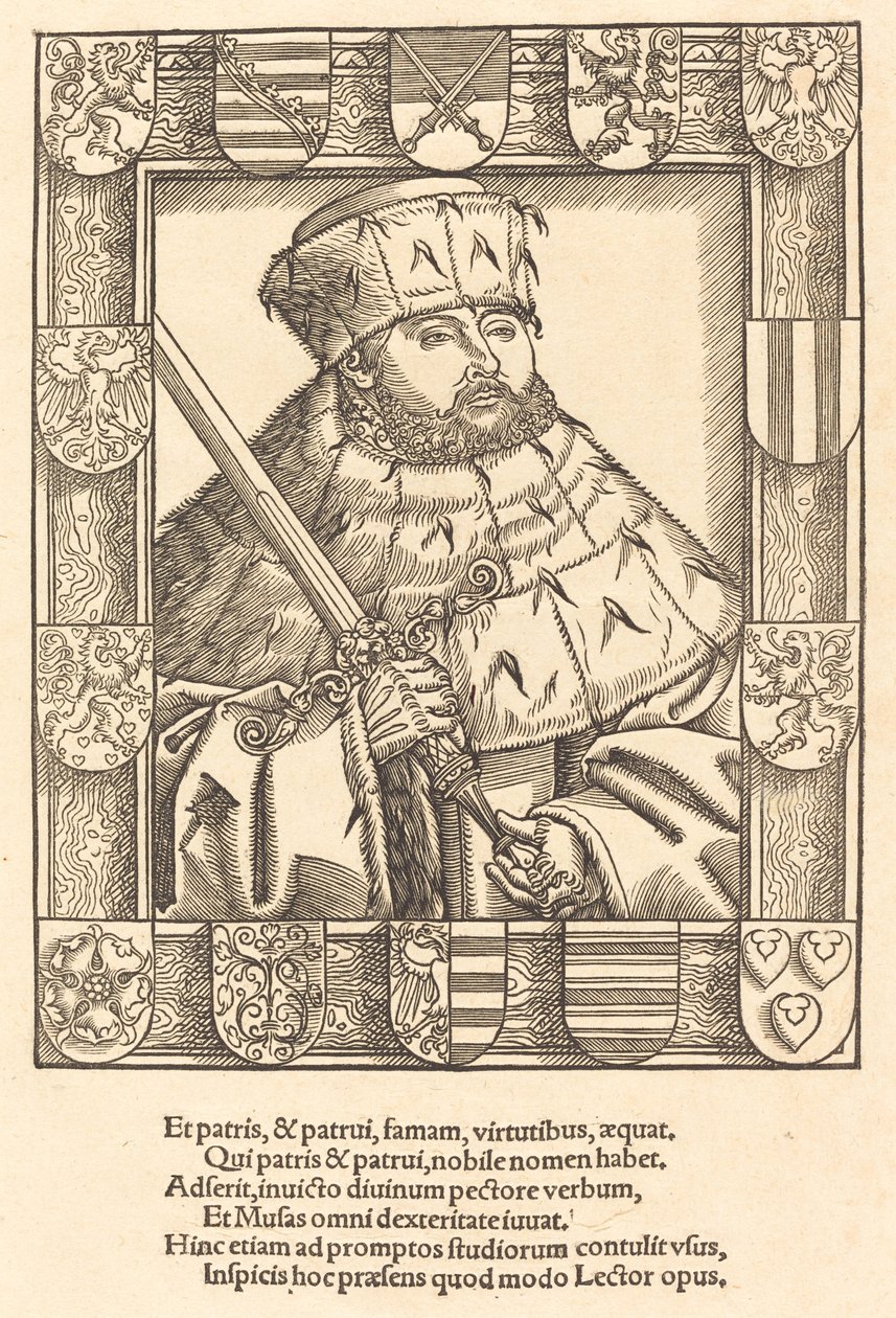 John Frederic the Magnanimous, Seçim Elbiseleri içinde by after Lucas Cranach the Younger