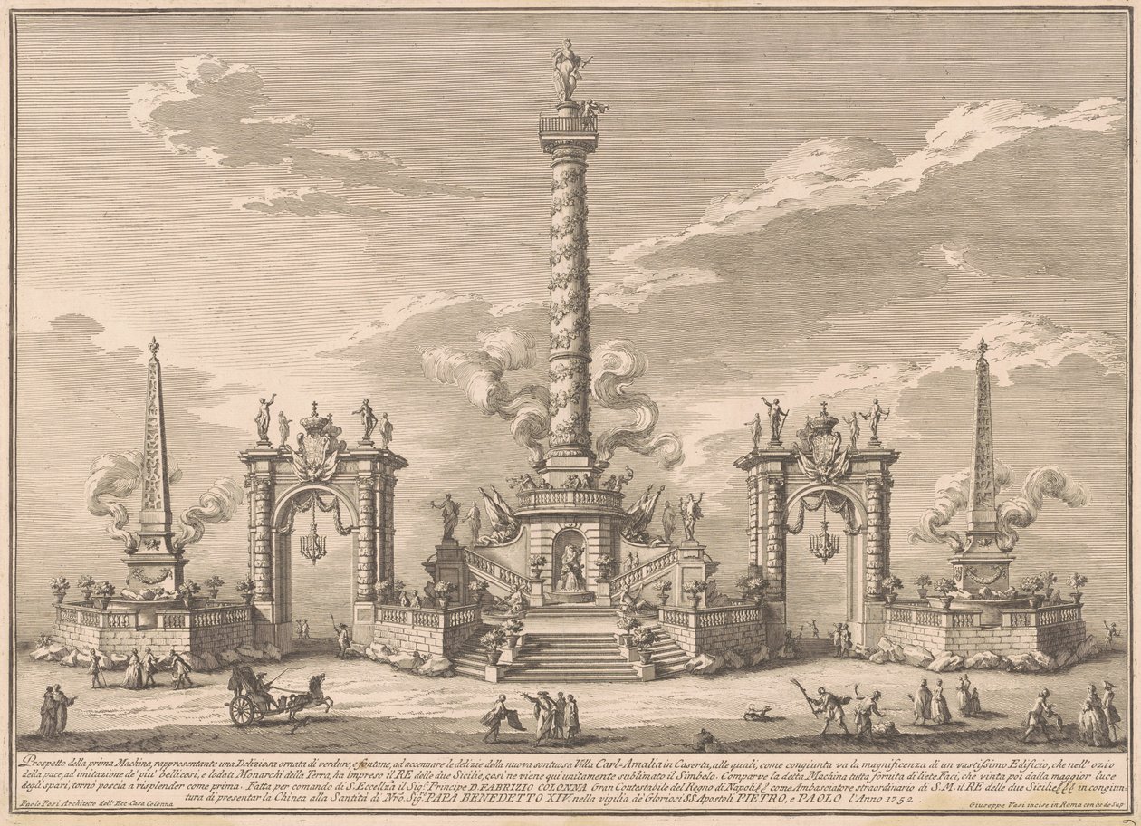 1752 Çini için Prima Macchina: Caserta