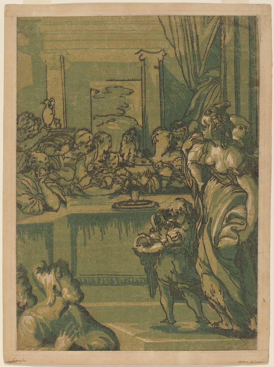 Tapınaktaki Sunum by after Parmigianino after Giuseppe Porta