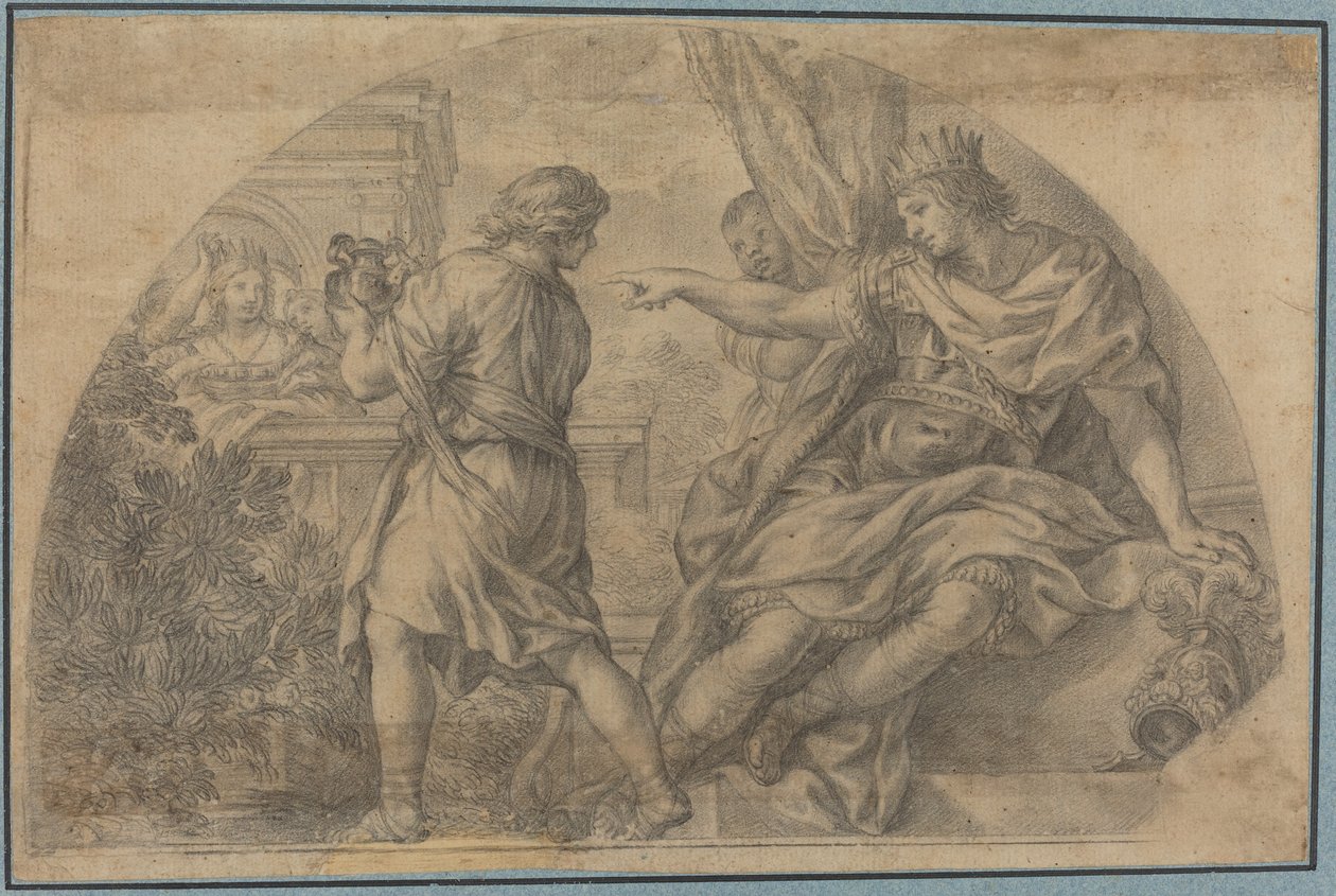Masinissa ve Sophonisba by after Pietro da Cortona