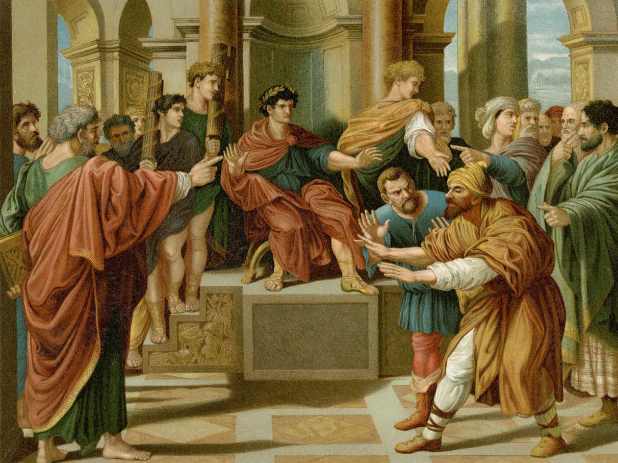 Elymas kör olur by after Raphael