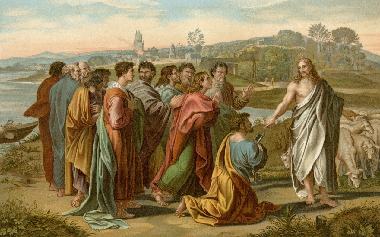 Kuzularımı besle by after Raphael