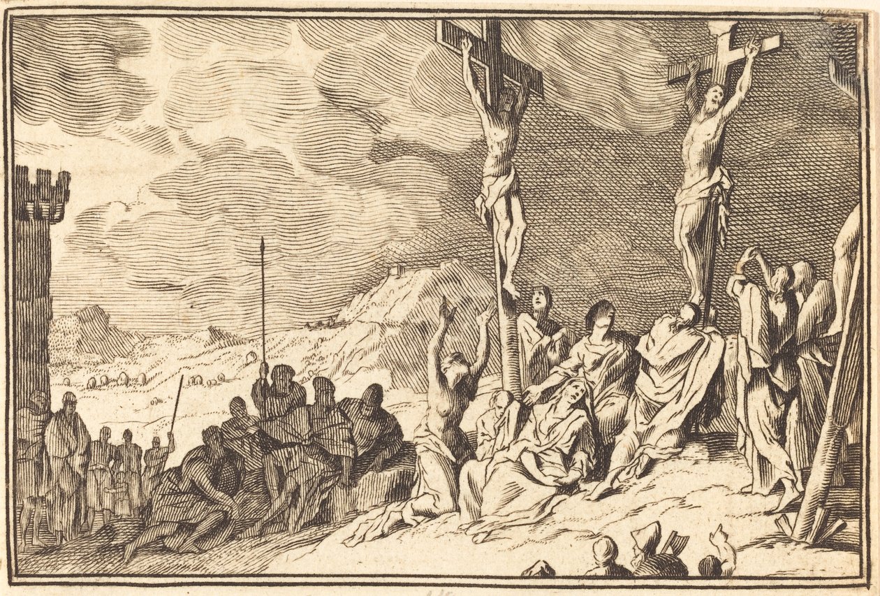 İsa çarmıhta ölüyor by after Sébastien Le Clerc I