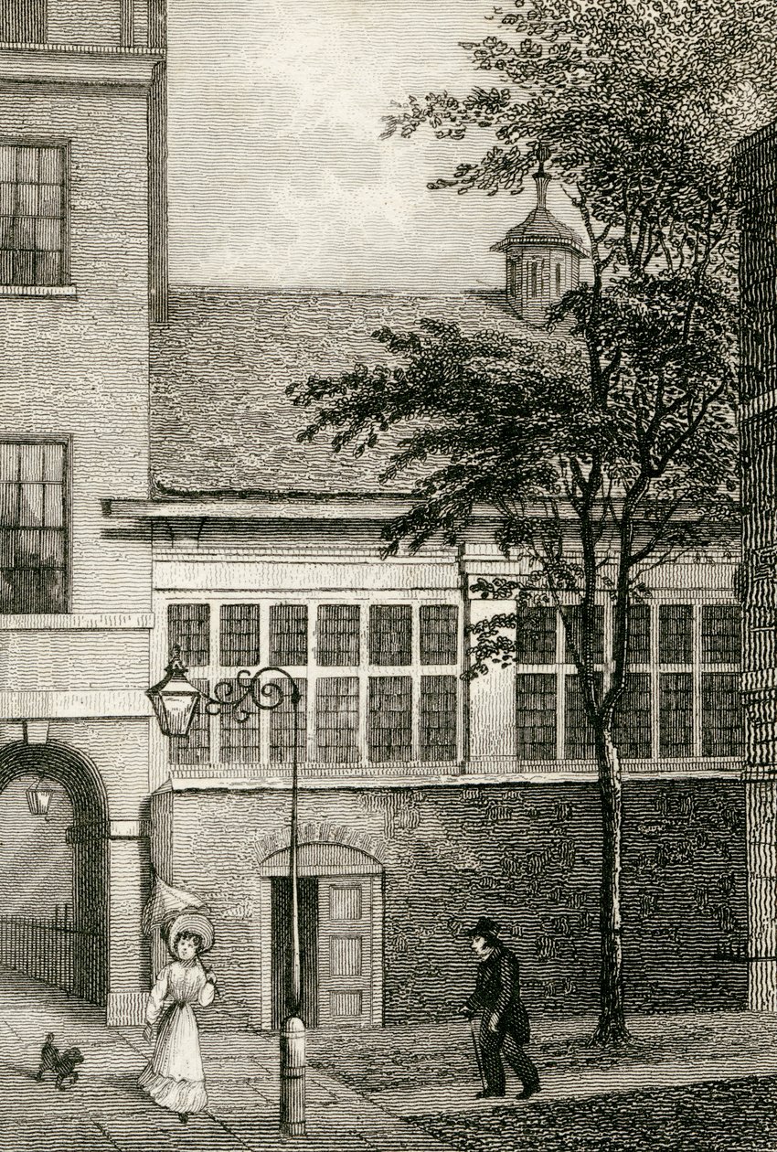 Barnards Inn Salonu, 1830 by Thomas Hosmer after Shepherd