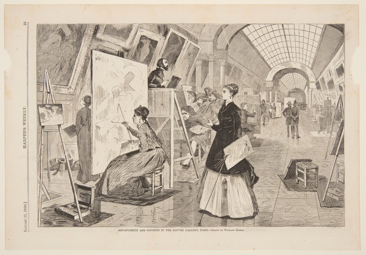 "Sanat - Louvre Galerisi, Paris