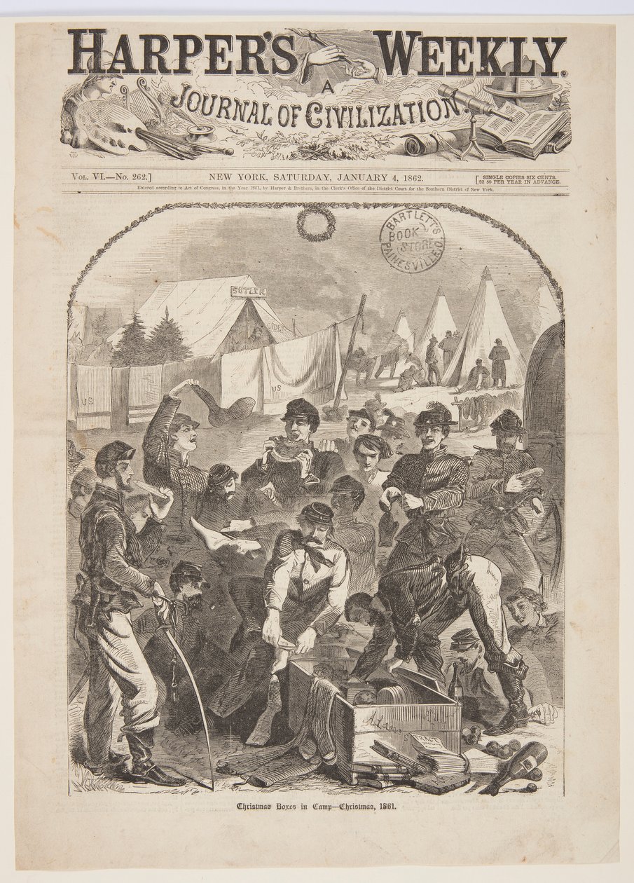 Kampta Noel Kutuları – Noel, 1861 by after Winslow Homer