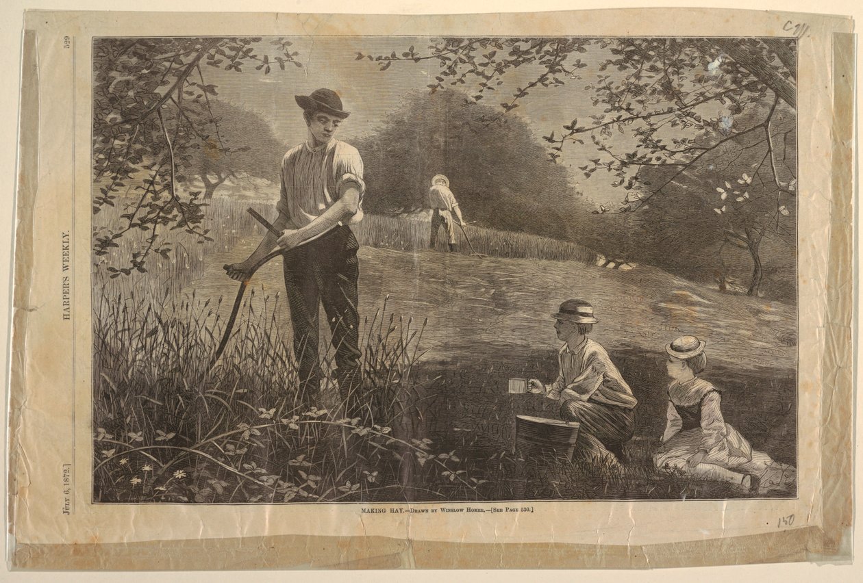 saman yapmak by after Winslow Homer