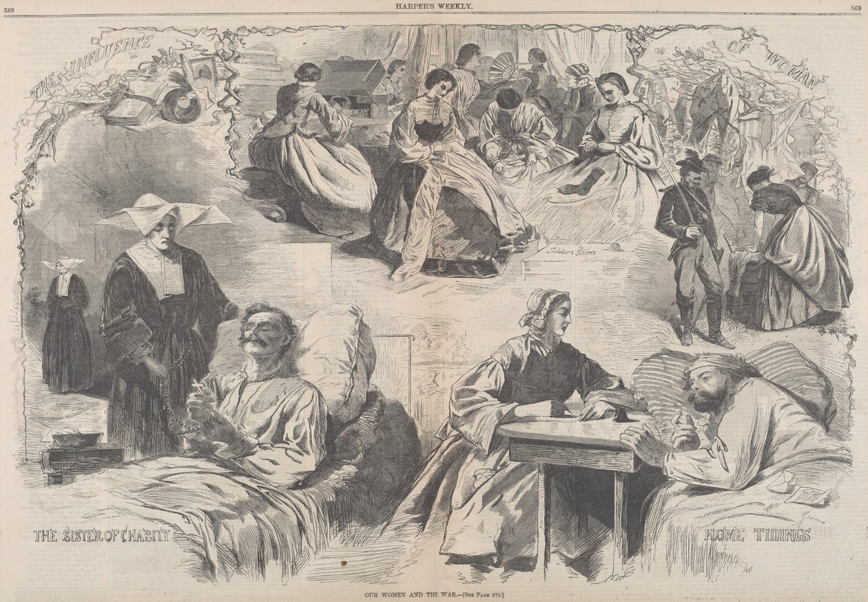 Kadınlarımız ve Savaş by Winslow Homer