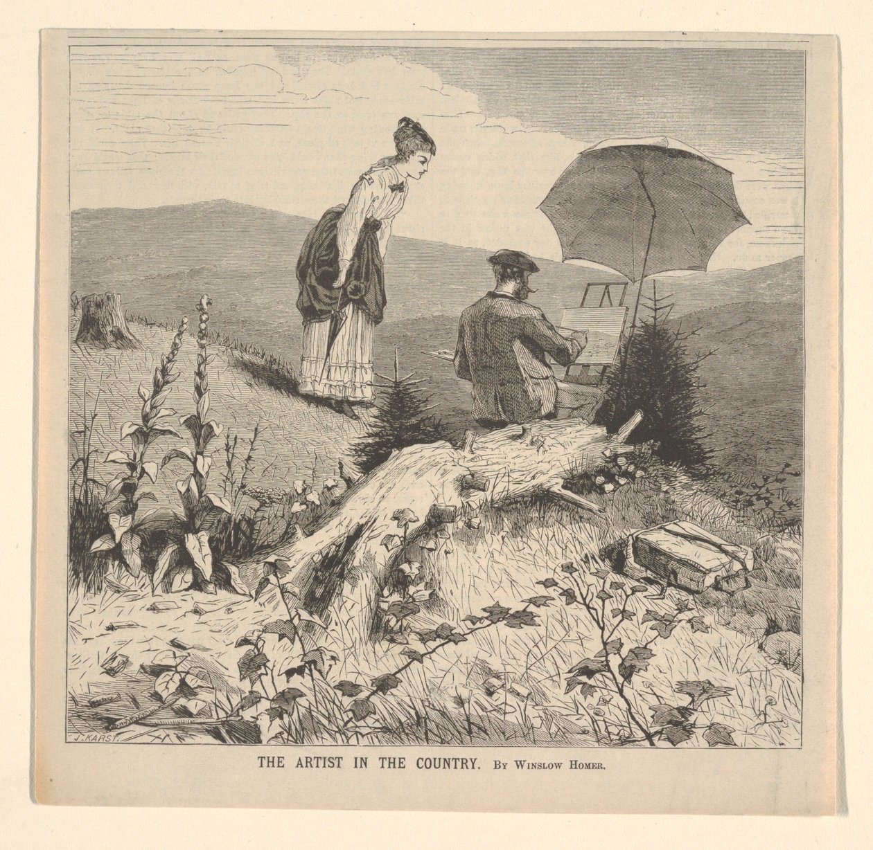 The Artist in the Country, Appletons