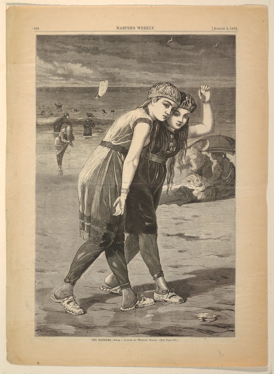 Yıkananlar by after Winslow Homer