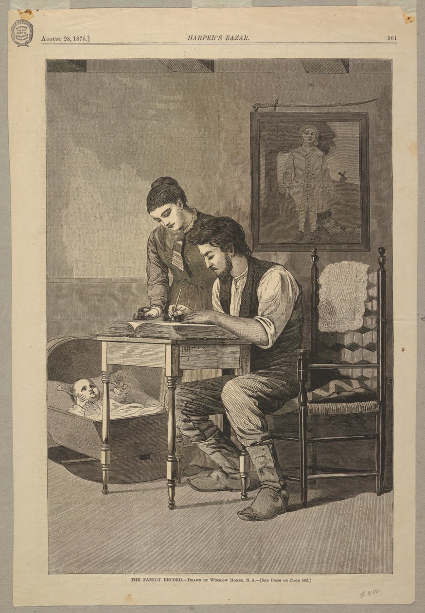Aile Kaydı by after Winslow Homer