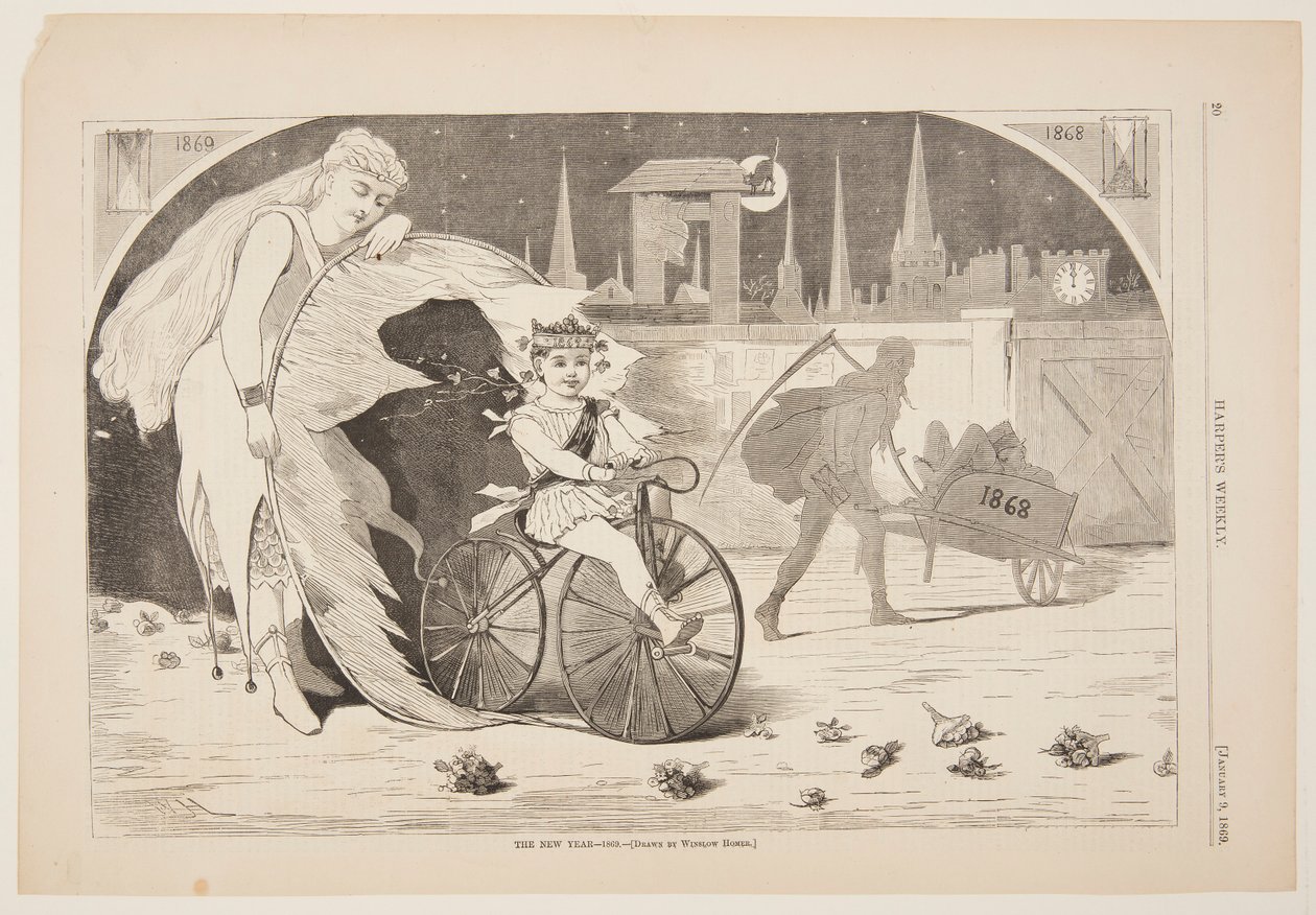 Yeni Yıl – 1869 by after Winslow Homer