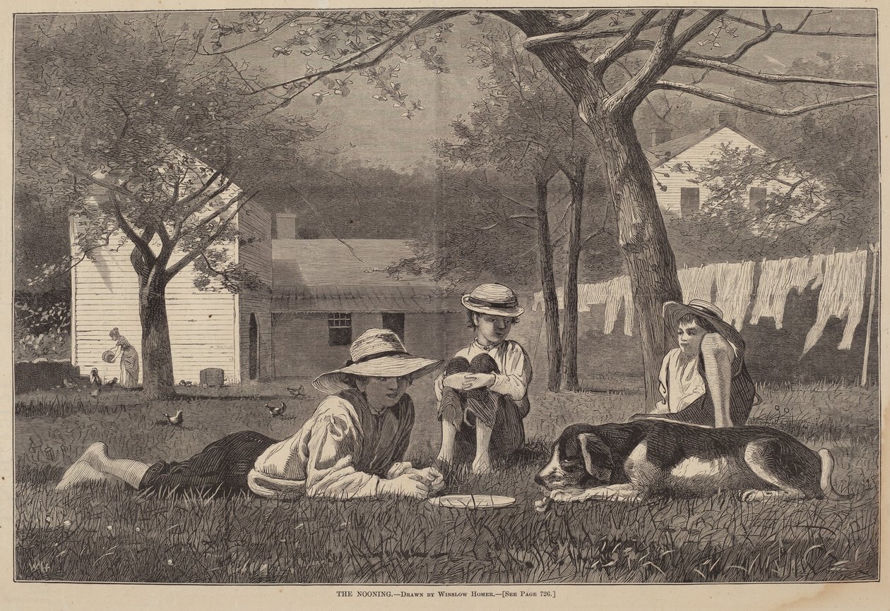 öğlen by after Winslow Homer
