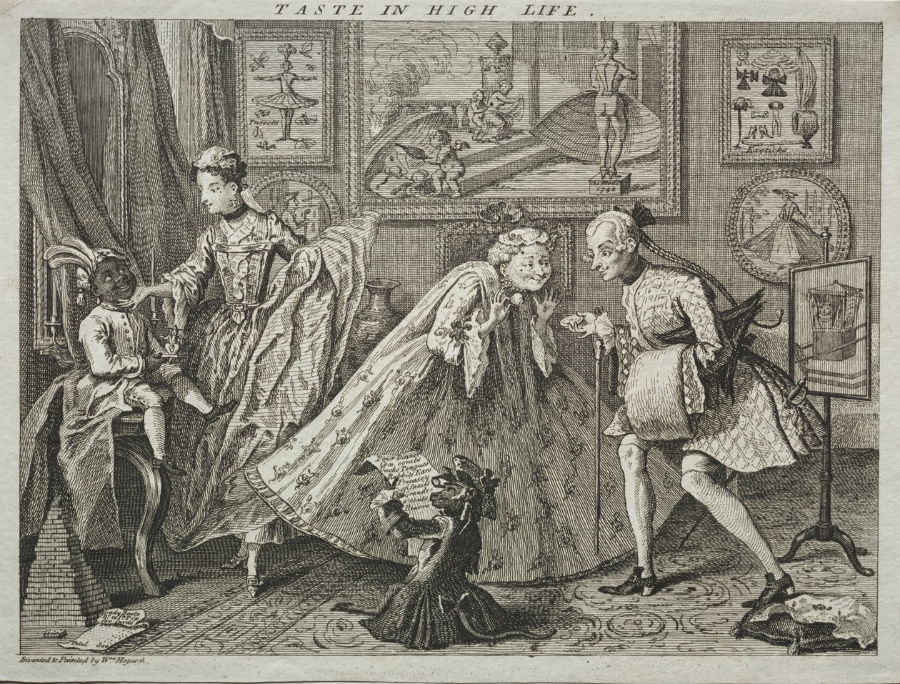 Yüksek Yaşamda Lezzet by after a design by William Hogarth