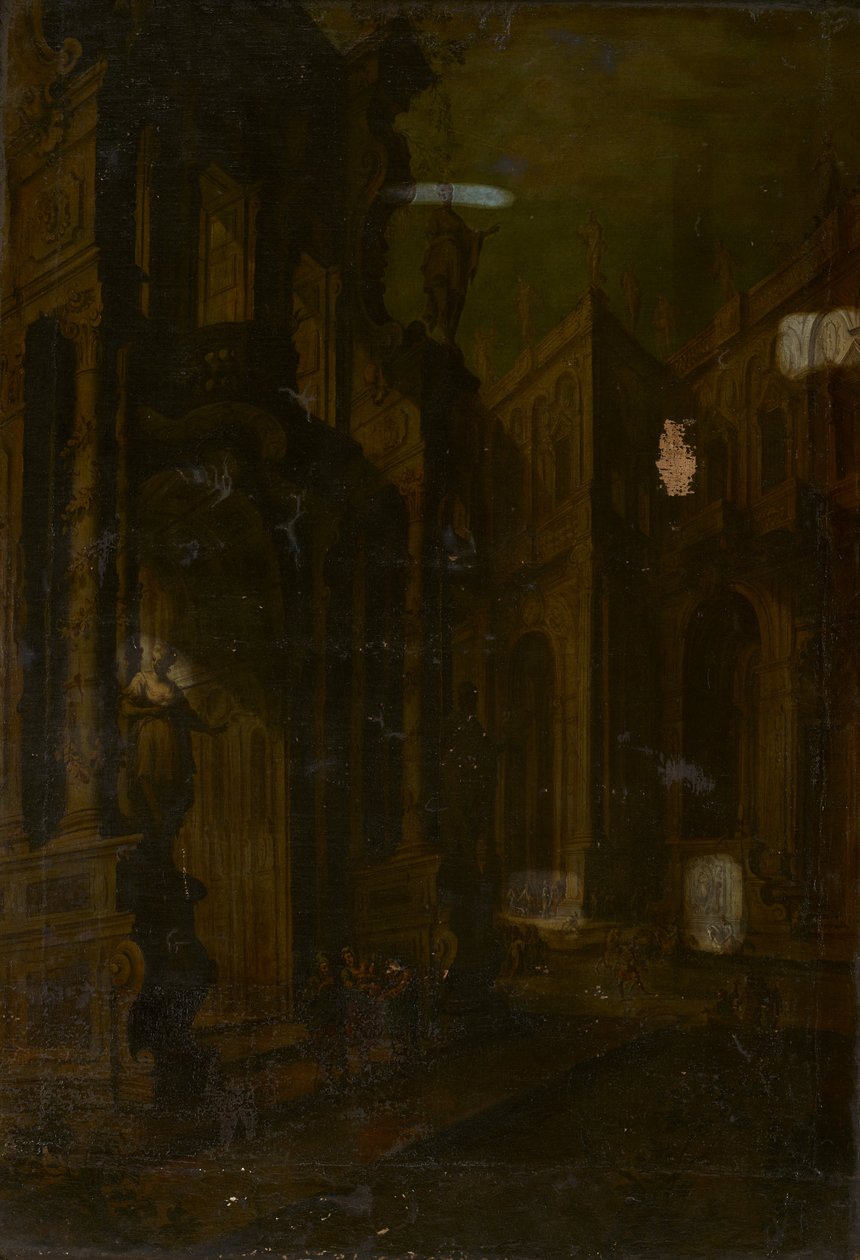 Mimari Fantastik, Natürmort by attributed to Vincenzo dal Re