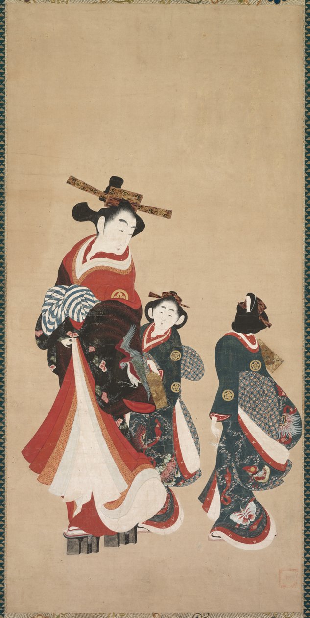 Fahişe ve Görevliler by attributed to Engetsudō