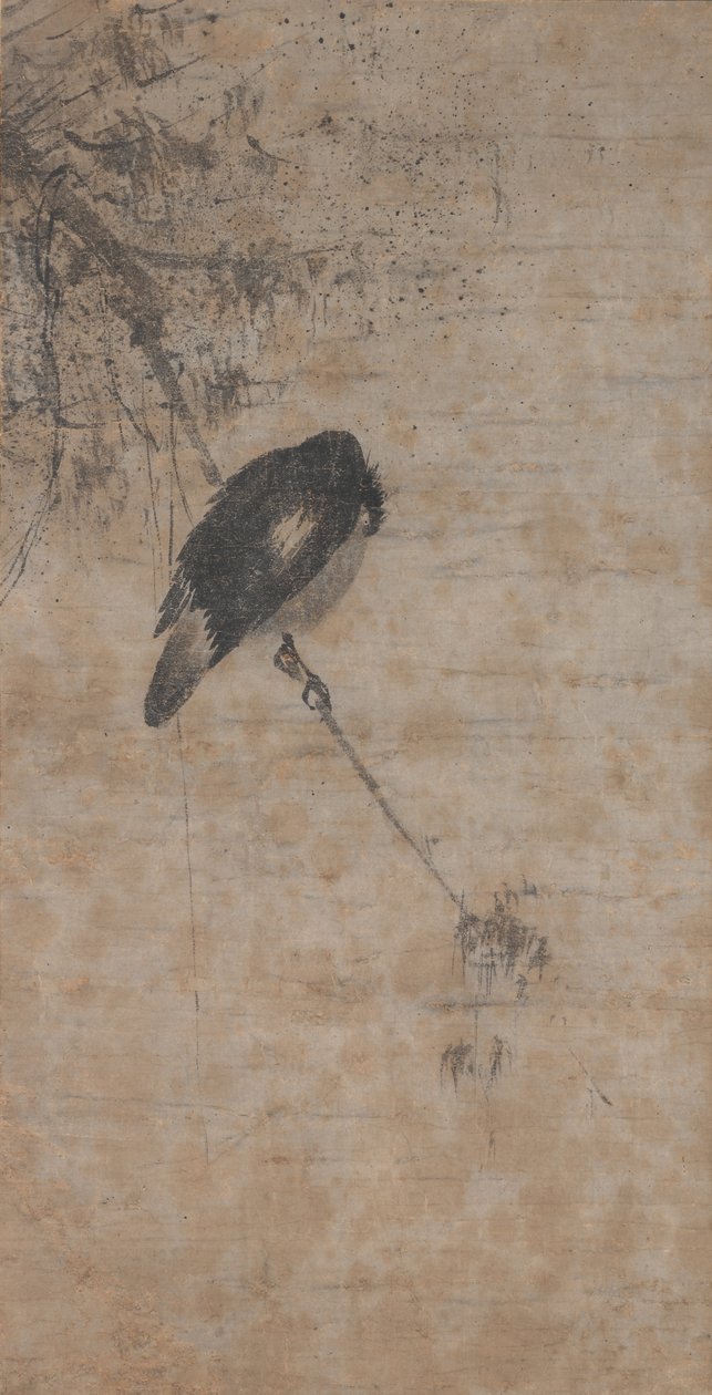 Söğüt ve Saksağan by attributed to Fachang Muqi