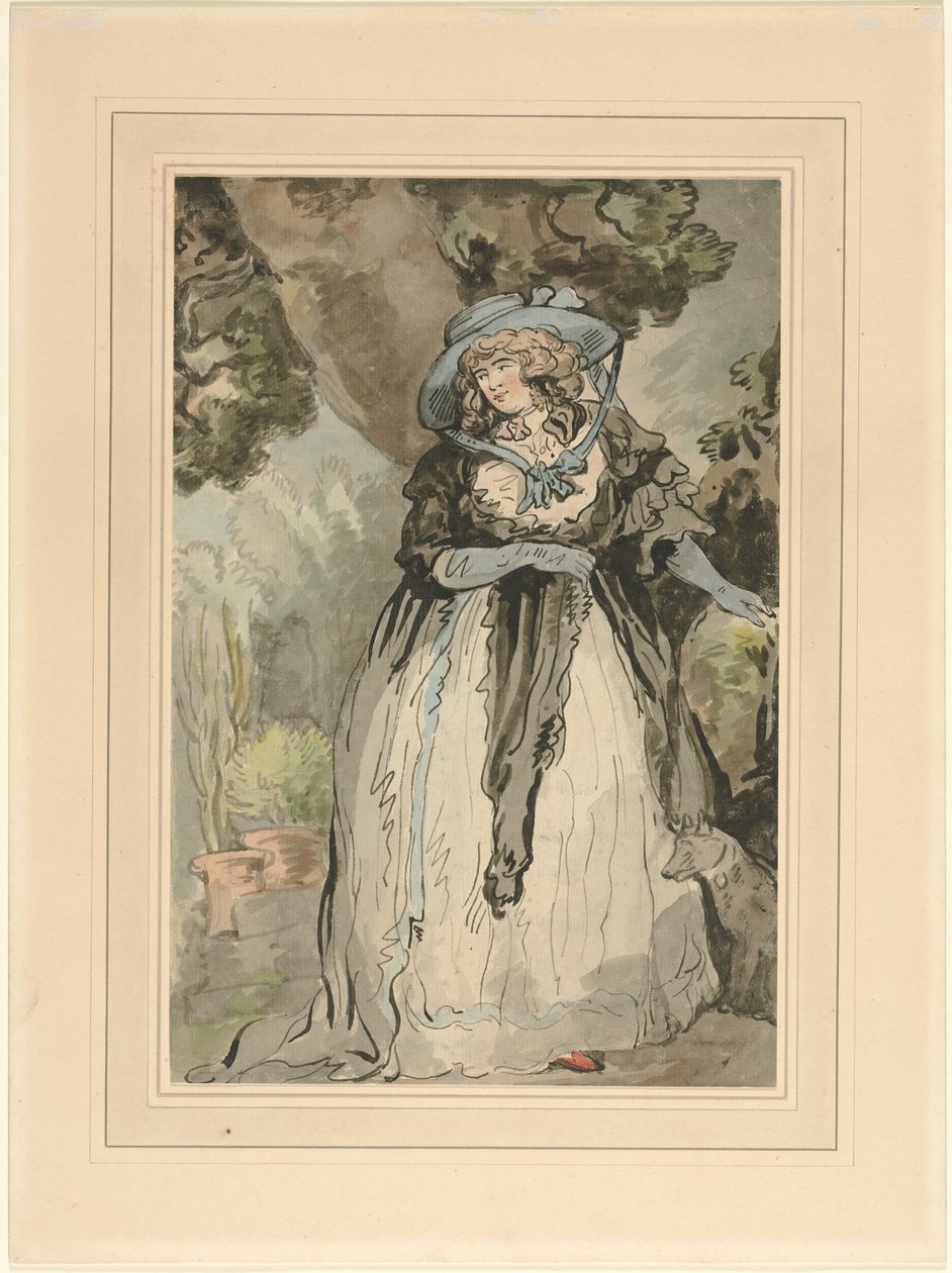 Bayan Samuel Howitt (kızlık soyadı Elizabeth Rowlandaon) by attributed to George Murgatroyd Woodward