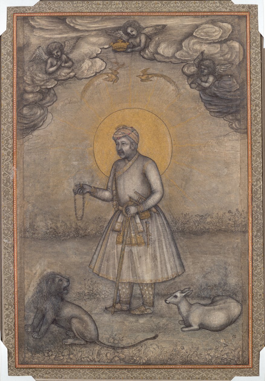 Yaşlı Ekber'in Portresi by attributed to Govardhan