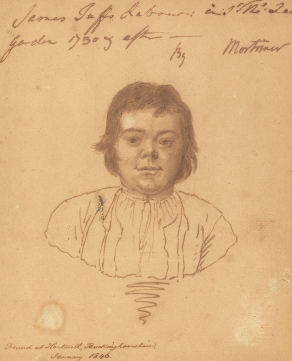 James Tuffs'ın Portresi by attributed to John Hamilton Mortimer
