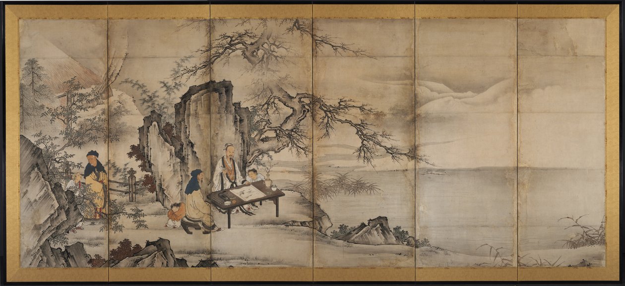 Dört Başarı by attributed to Kano Shōei